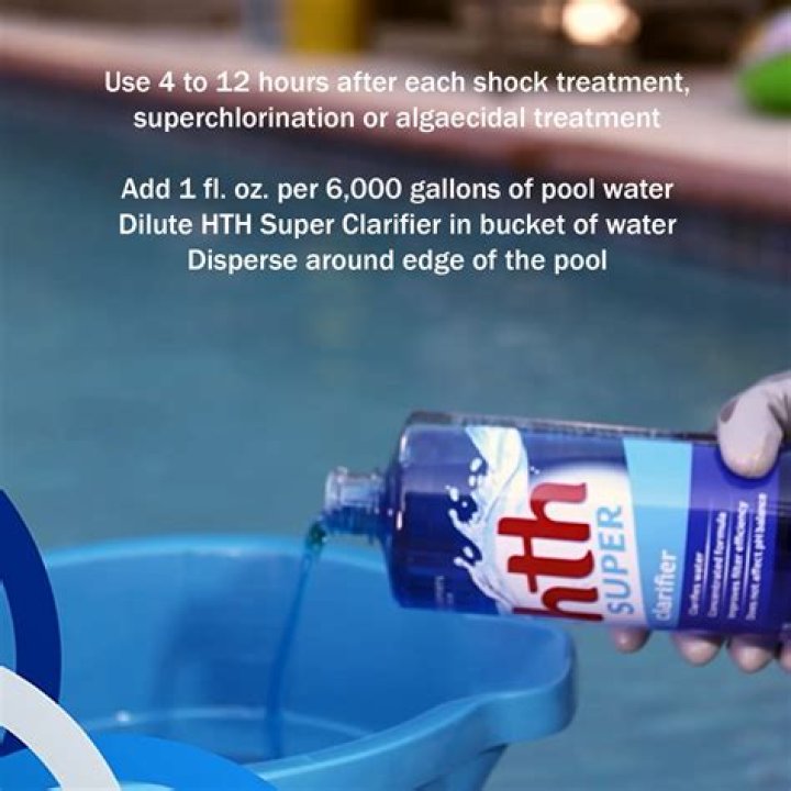 Can you swim after using HTH Super clarifier?