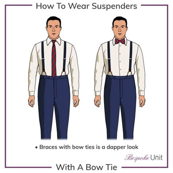 Do you wear suspenders and a cummerbund?