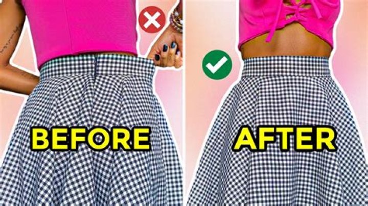 How can I make my skirt tighter and shorter?