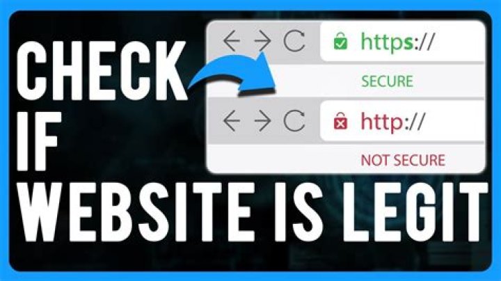 How can you check if a website is legit?
