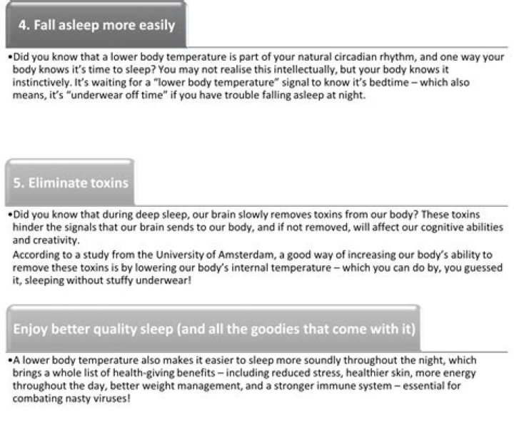 Is it good to wear underwear while sleeping?