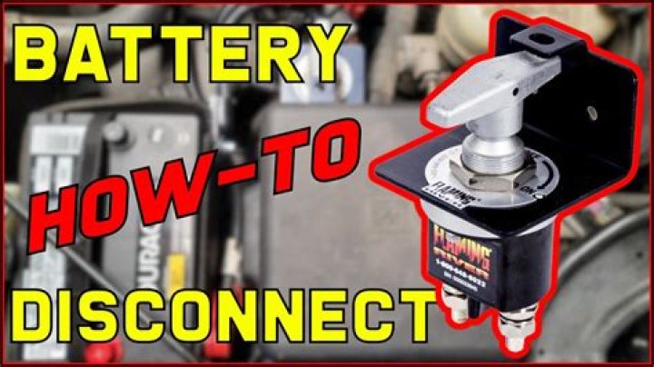 What does battery disconnect off mean?