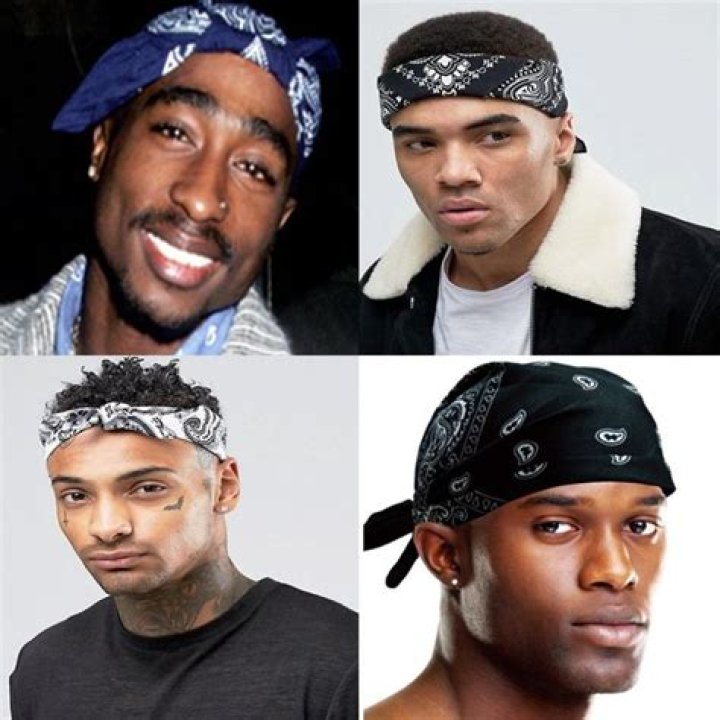 What does it mean to wear a white bandana?