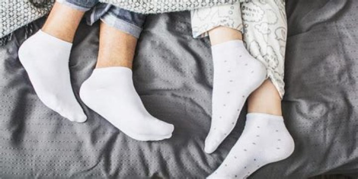 What happens when you sleep with socks on?