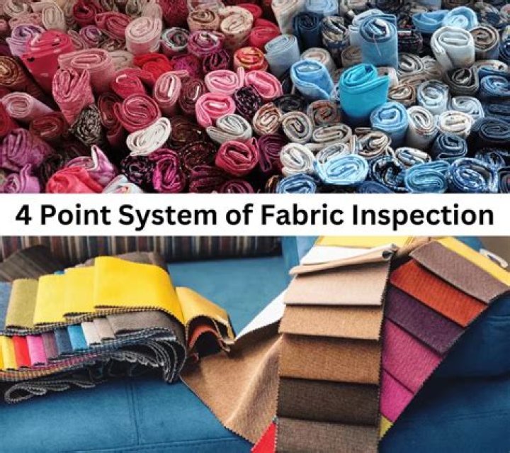 What is 4 point system of fabric inspection?