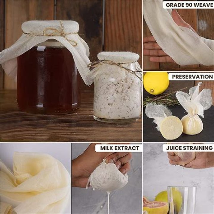 What is muslin cloth used for?