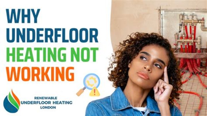 Why has my underfloor heating stopped working?